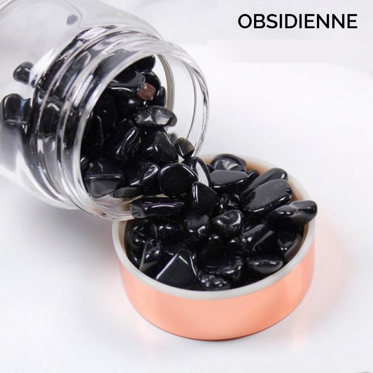 Bouteille Elixir d'Obsidienne - Infuseur d'énergie