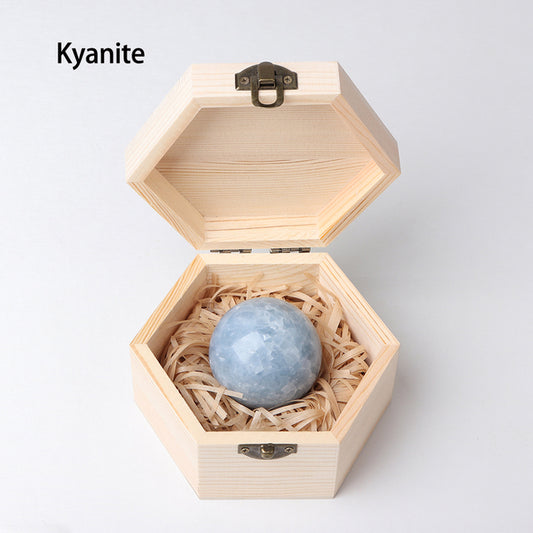 Pierre roulée sphère Kyanite