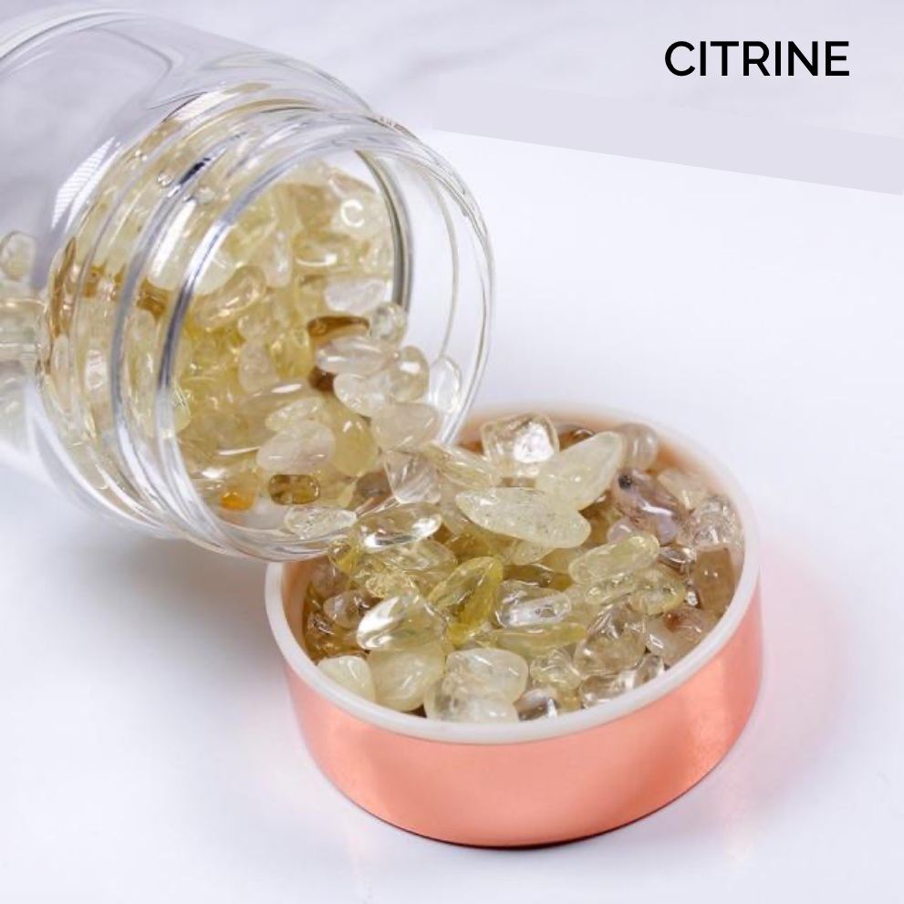 Bouteille Elixir de Citrine - Infuseur d'énergie