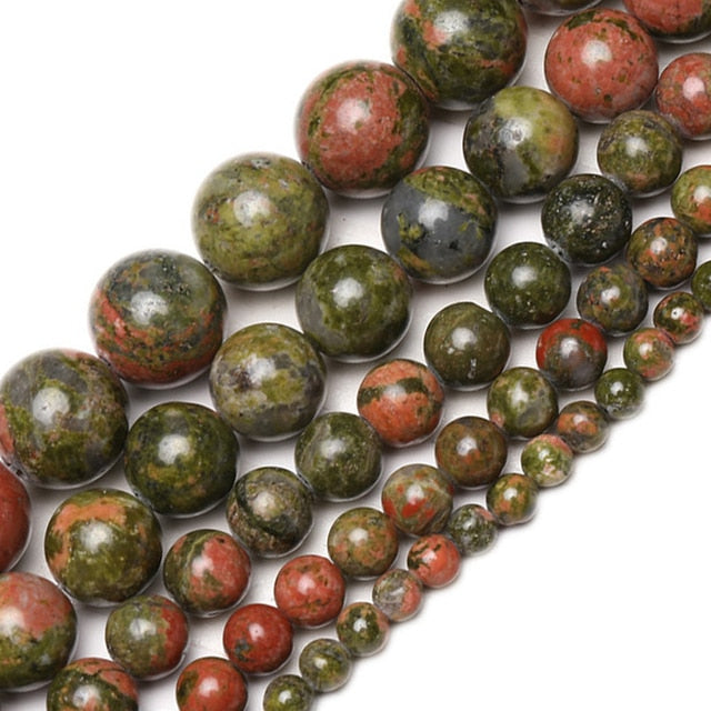 Perles vrac Unakite