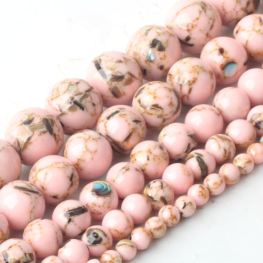 Perles vrac Howlite Rose clair