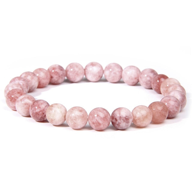 Bracelet Pierre de Soleil Rose